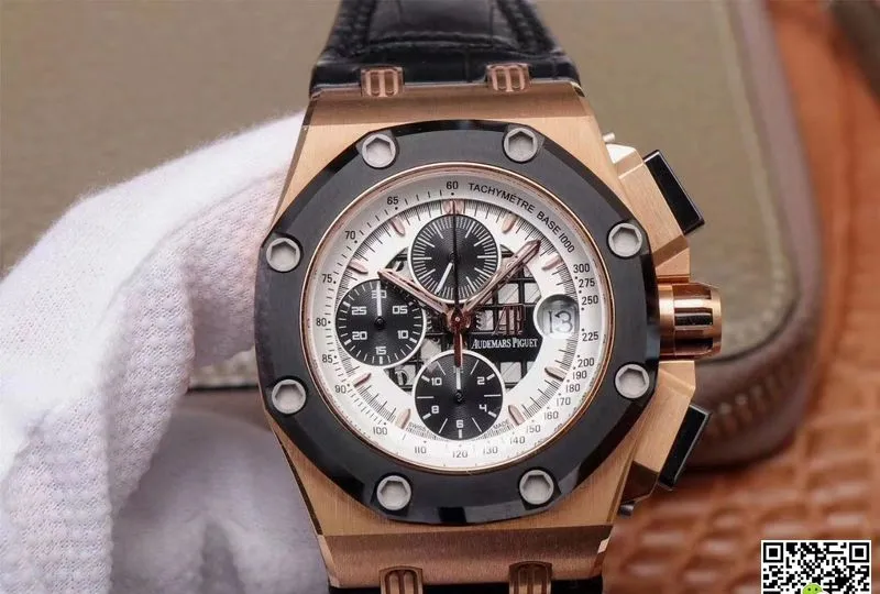 Audemars Piguet Royal Oak Offshore 26078RO.OO.D002CR.01 JF Factory 1:1 Best Edition Replica Watch Black Rubber Strap